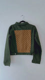 GG Army Green Denim Jacket