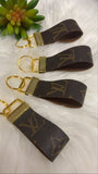 Upcycled LV Keyfobs